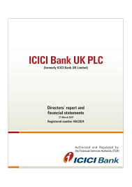 It usually looks like a shortened version of that bank's name. Directors Report And Financial Statements Icici Bank