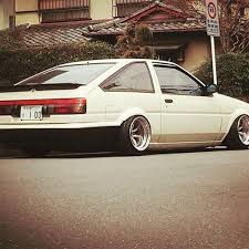 ae86型 トヨタ カローラ レビン toyota corolla gt s lowered stance slammed jdm japan cars toyota corolla japanese cars