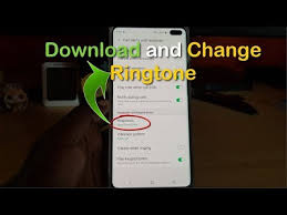 How To Download And Change Ringtone Galaxy S10 Youtube