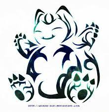 Deviantart is the world's largest online. Snorlax Art Pokemon Tattoo Tribal Pokemon Snorlax Art