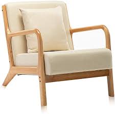 Amazon Com Seatingplus Living Room Accent Chair Modern Fabric Armchair For Bedroom Single Sofa Lounge Chair With Stu Accent Chairs Fabric Armchairs Armchair