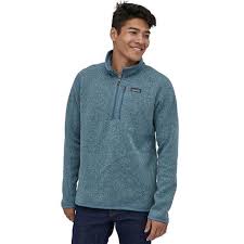 The patagonia staff weren't sure if it would shrink in the wash or dryer (it did just a little, i can tell when the zippers do the bacon curl). Patagonia Better Sweater 1 4 Zip Fleece Jacket Men S