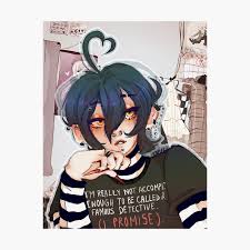 Icon and banner by u/14sponger Shuichi Saihara But Make Him Emo Poster By Blookybot Redbubble