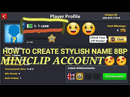 (definitely/as one would expect) you are. How To Create Stylish Name Miniclip Account In 8 Ball Pool Easy Method Youtube