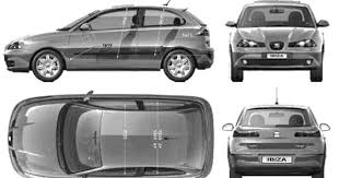 2005 Seat Ibiza Hatchback Blueprint