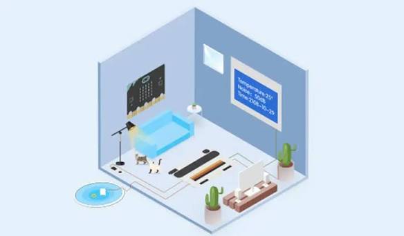 Kit de Hogar Inteligente micro:bit de ElecFreaks (con tarjeta micro:bits v2) - RobotShop
