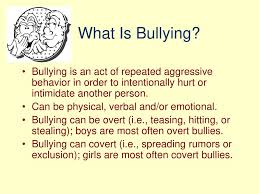 Talking About Bullying Ppt Download