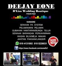 Sedap sungguh teks ucapan ni… izinkan sy jadikan ia sbg rujukan. Eone Deejay Djkaraoke Pelaminbajet Community Facebook