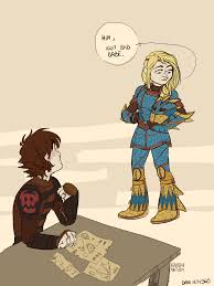 Pesky Dragon Drawings 123 Of 365 Astrid Trying On The New Armor For Part 1 on how to make hiccup's upper armor: astrid trying on the new armor for