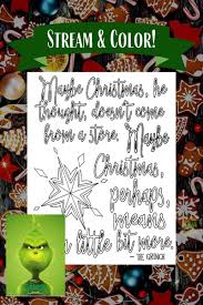 Funny free dog coloring page to print and color : The Grinch Stream Color 6 Free Printable Coloring Pages Stevie Doodles Free Printable Coloring Pages