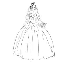 We hope you like wedding dress coloring pages since they are all free! Online Coloring Pages Coloring Page Bride With Bouquet Wedding Dresses Coloring Download And Print Free