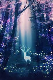 Deer Art Poster Fireflies Firefly Art Poster Art Cute Wallpaper Backgrounds
