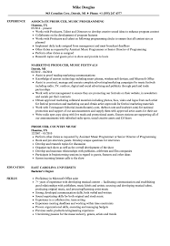 The purpose of this notebook is to offer you sample resumes that, in one respect, are generic but in another and significant way are not: Music Producer Resume Samples Velvet Jobs