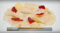 Le Carpaccio De St Jacques De Cyril Lignac Photos Top Chef Recette De Chef Recette Carpaccio Saint Jacques