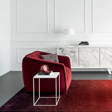 Or maybe you want a sturdy table where you can put your feet up after a long day? Contemporary Side Table Thin Calligaris Metal Ceramic Square