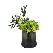 Velg blant mange lignende scener. Nordic Modern Model House Sales Office Negotiation Table Dining Table Soft Simulation Floral Glass Vase Set Ornaments åŒ—æ¬§çŽ° Flower Vases Flower Display Vase Set