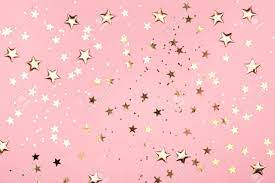 Seamless glittery pink stars background design resource. Golden Stars Glitter On Pink Background Stock Photo Picture And Royalty Free Image Image 106072367
