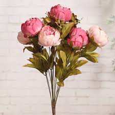 Presents gorgeously in the landscape. Artificial Vintage Peony Bouquet Artificial Flowers Vases Florist London
