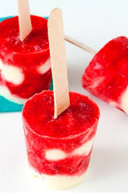 Strawberries And Cream Pops Recipe Strawberries And Cream Strawberry Pudding Popsicle Recipes