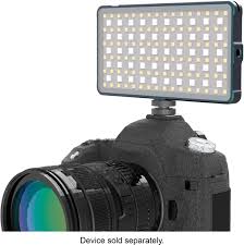 Digipower Rgb On Camera Portable Video Light With Built In 4000mah Powerbank 21 Lighting Effects 3200k 5600k Lcd Screen Dp Vlrgb Best Buy