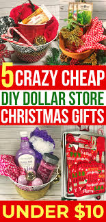5 Crazy Cheap Christmas Gift Baskets From The Dollar Store Under 10 Simple Holiday Gifts Diy Christmas Gifts Cheap Diy Gifts Cheap