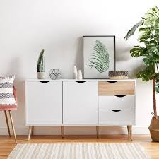 White Oak Large Sideboard White Furniture Living Room White Oak Furniture White Oak Sideboard