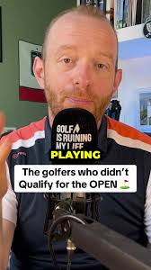 Golfers Who Missed the OPEN Qualifiers