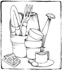 Gardening Items Garden Coloring Pages Coloring Pages Colouring Pages