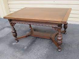 Pamono's collection of antique dining tables offer classical style that is steeped in design history. 57949 T4 Antique Oak Refactory Dining Table With 2 Pull Out Leafs Antique Dining Room Table Dining Table Antique Dining Rooms