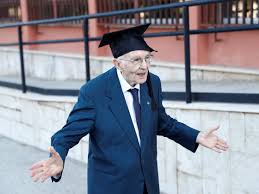 Find gifts for 2021 grads for grade school, high school, college grads & more. A 96 Year Old World War Ii Veteran Is Italy S Oldest College Student