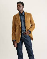Two deep hip patch pockets and one breast pocket; Men S Corduroy Jacket Dunhill Nl Online Store