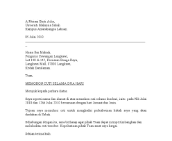 Format contoh surat cuti kerja dari majikan terbaik 2019. Surat Rasmi Memohon Cuti Hari Raya Rasmi X