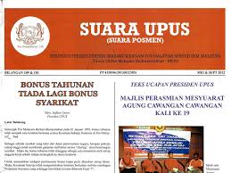 Calculate your postage rate, send and track your parcel. Suara Upus Mei Sept 2012 Bilangan 109 110 Upus