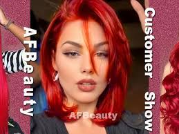 Hot Red Lace Front Wig Natural Straight Red Wig for Women Long Realistic  Soft Silky Synthetic Lace Front Wigs Pre-Plucked Hairline Glueless Full  Heat Resistant Natural Hair Wig 24 Inch Cosplay Gift :