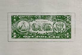 Denied Andy Warhol Dollar Bill Painting