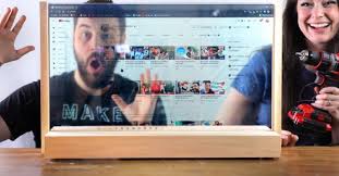 I was amazed over how cool it was. Youtube Duo Build See Through Lcd Monitor Diy Screen Ie