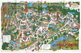 Theme Park Brochures Six Flags Over Texas Theme Park Brochures
