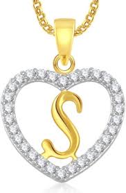 The centers for disease control and prevention (cdc) states. 69 Off On Amaal Jewellery Gold Plated S Letter Pendant For Girls Locket Alphabet Heart Pendant For Women Men Unisex In American Diamond Crystal Jewellery Set For Women Chain Pendant 0410 Gold Plated