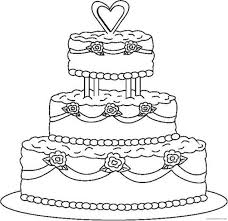Desserts coloring pages are a fun way for kids of all ages, adults to develop creativity, concentration, fine motor skills, and color recognition. Wedding Coloring Pages Wedding Cake Coloring4free Coloring4free Com