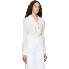Jacquemus White La Chemise Bellagio Shirt Jacquemus