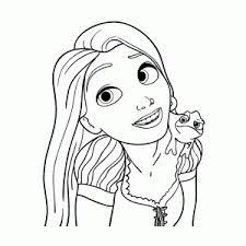 Bekijk hier alle kleurplaten van prinsessen. Rapunzel Tangled Kleurplaten Leuk Voor Kids