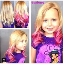 Little Girls Can Have Fun With Their Hair Also Pink Ombre Salon9nicole Pink Hair Streaks Kids Hair Color Girl Hair Colors