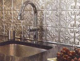 Elegant Tin Ceilings Made Easy Dream Kitchens Dream Rooms Tin Tiles Tin Tile Backsplash Metallic Backsplash