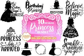Download Princess Svg Bundle 1 Princess Quote Svg Cut File Didiko Designs