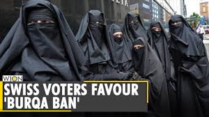 The arab version of the burqa is called the boshiya, and is usually black in color. Switzerland Voters Favour Burqa Ban Poll Shows Clear Support For Ban World News Wion News Youtube