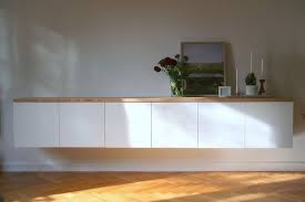 Buffet ikea en bois lazuré 4 tiroirs et de compartiments rangement p 45 l 105 h 140 a emporter sur place buffet bas bois fonce mai : Diy Sideboard Ikea Hack Vida Nullvier Meuble Salle A Manger Buffet Salle A Manger Decoration Salon Salle A Manger