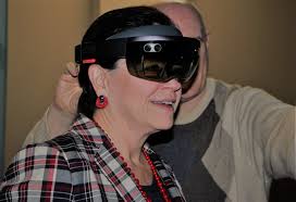 Karen Payne, Human Capital Director, walked the streets of Fort Belvoir,  Va. through a lens of the future. The U.S. Army Engineer Research and  Development Center (ERDC) Geospatial Research Laboratory put location