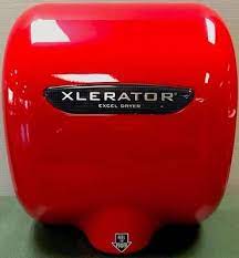 Excel Dryer Xlerator Xl Sp Red Hand Dryer Special Color Red On Zinc Alloy High Speed Automatic Surface Mounted Hand Dryer Red Led Lights Special Images
