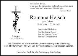 In english, to make the pronunciation and spelling of a word clear, we say b as in burger but in german they use names to spell and those names are fixed. Traueranzeigen Von Romana Heisch Trauer Mittelhessen De