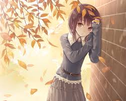 :) sorry but vocaloid is not anime. Anime Girl With Short Brown Hair And Brown Eyes 2000x1600 Wallpaper Teahub Io